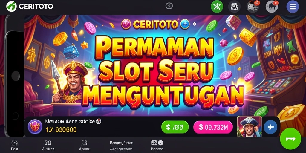 Tampilan gameplay CERITOTO yang menarik dengan grafis yang memukau.