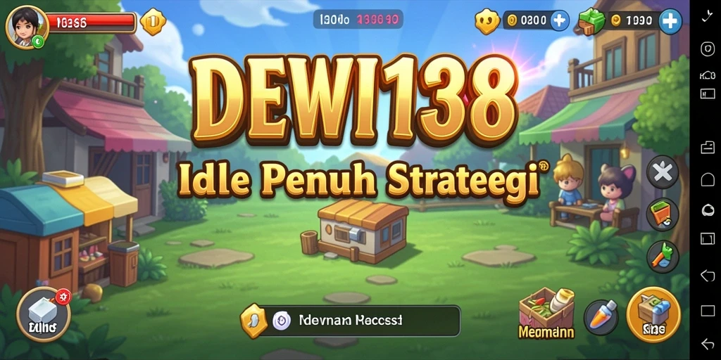 Screenshot DEWI138 menampilkan karakter dan gameplay Idle yang menarik.