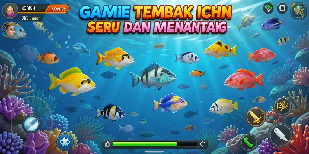 Gameplay KOIN138 yang seru dan mengasyikkan saat Tembak Ikan.