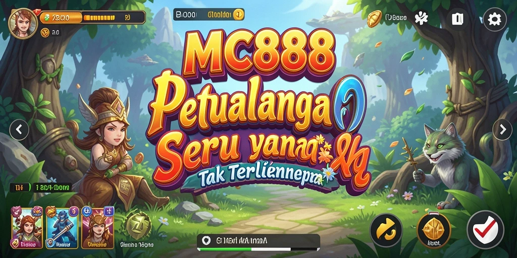 Screenshot gameplay MC888 menampilkan aksi petualangan yang mendebarkan.