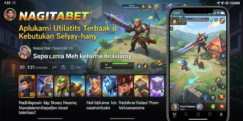 Tampilan antarmuka NAGITABET yang bersih dan mudah dinavigasi.