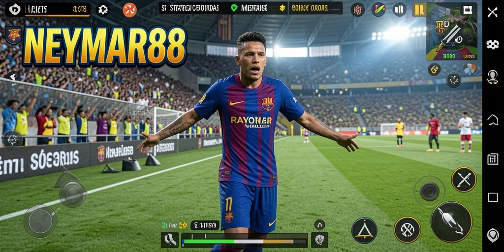 Tampilan gameplay NEYMAR88 dengan strategi yang menegangkan dan menarik.