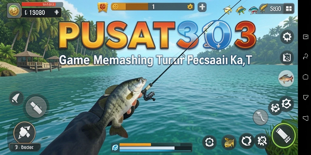 Tampilan gameplay menarik di <strong>PUSAT303</strong> saat menangkap ikan.