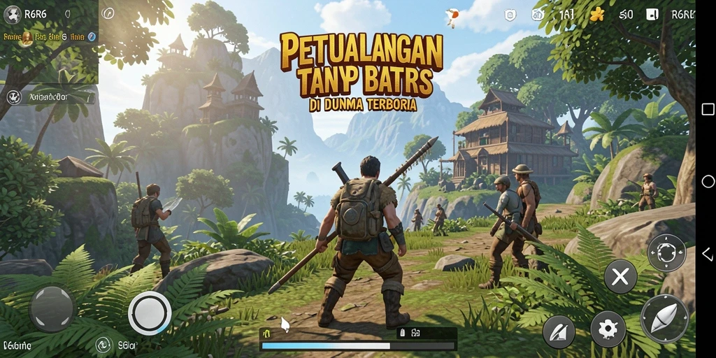 Screenshot R6R6 menunjukkan pemain menjelajahi dunia terbuka yang luas dan dinamis.
