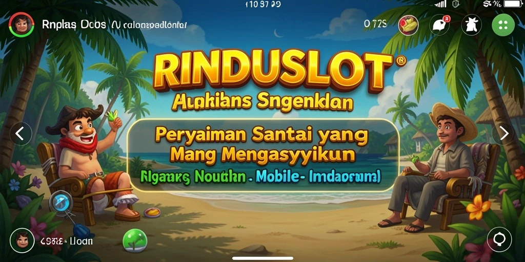 Tampilan gameplay menarik dari RINDUSLOT yang penuh warna.