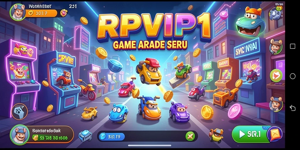 Tampilan gameplay RPVIP1 yang penuh warna dan seru.