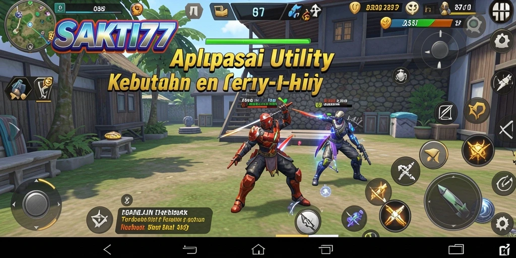 Tampilan antarmuka SAKTI77 dengan fitur-fitur Utility yang bermanfaat.