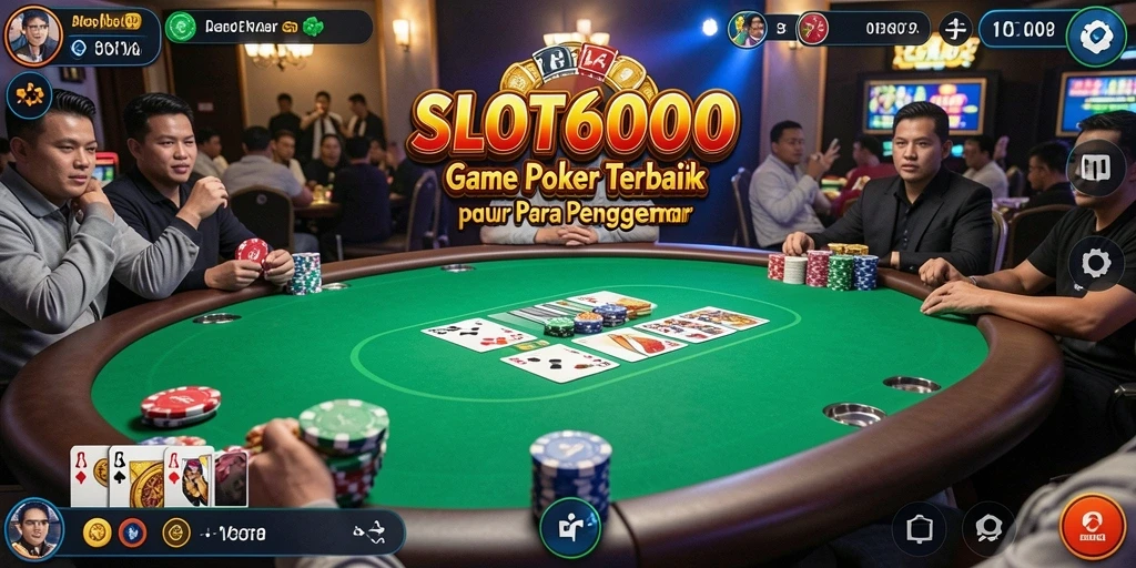 Tampilan gameplay seru dan menarik di aplikasi SLOT6000.