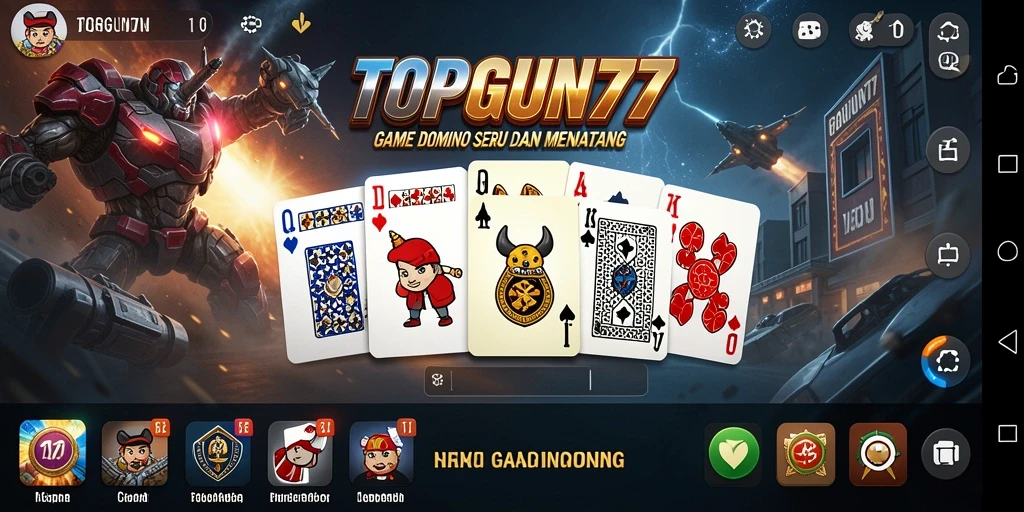 Tampilan gameplay seru di TOPGUN77 dengan banyak pemain aktif.