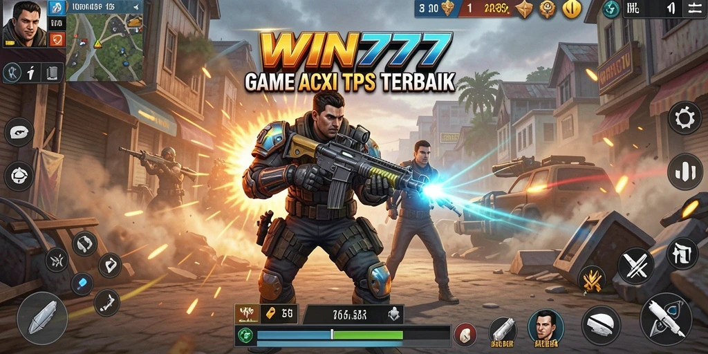 Tampilan gameplay menegangkan dalam WIN777 dengan aksi seru.